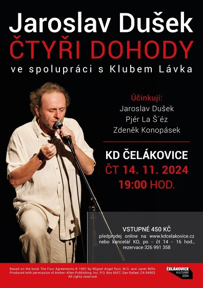 Plakát události Jaroslav Dušek - Čtyři dohody
