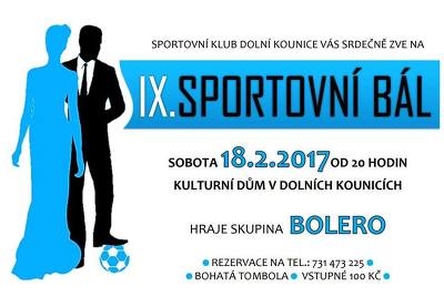 Plakát události 9. sportovní bál