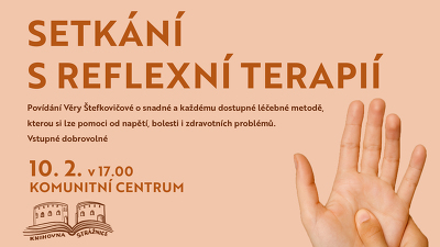 Plakát události Setkání s reflexní terapií