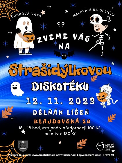 Plakát události Strašidýlková diskotéka