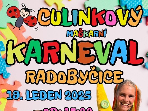 Plakát události Culinka Karneval 2025 I Radobyčice