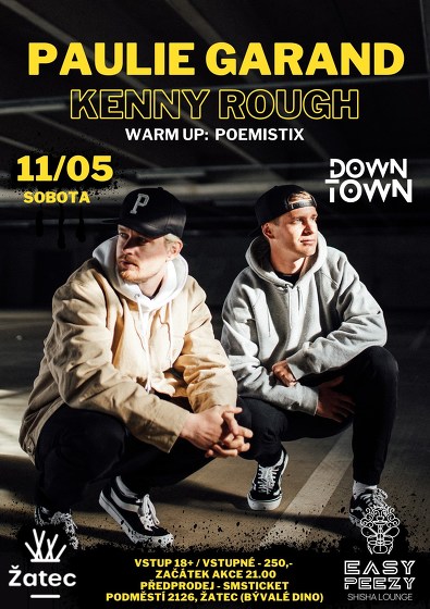 Plakát události Paulie Garand a Kenny Rough