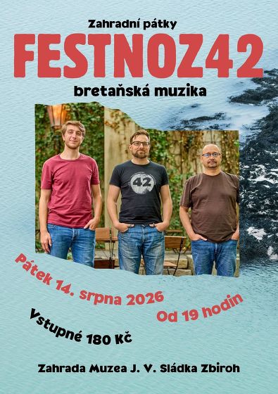 Plakát události Bretaňská hudba ve zbirožském muzeu