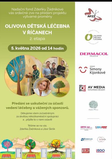 Plakát události Olivova dětská léčebna v Říčanech