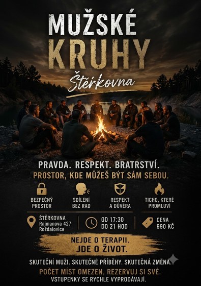 Plakát události Mužské kruhy - Štěrkovna