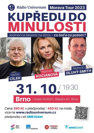 Plakát události Kupředu do minulosti - Morava Tour 2023 - Brno