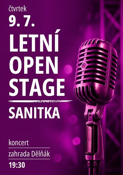 Plakát události Letní Open Stage - Sanitka