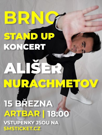 Plakát události Alisher Nurakhmetov / Stand Up Brno