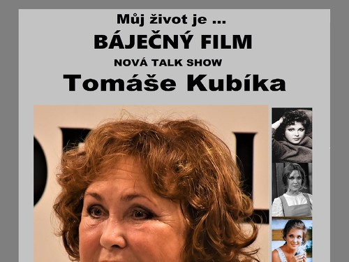 Plakát události Naďa Konvalinková - Můj život je... Báječný film - talk show