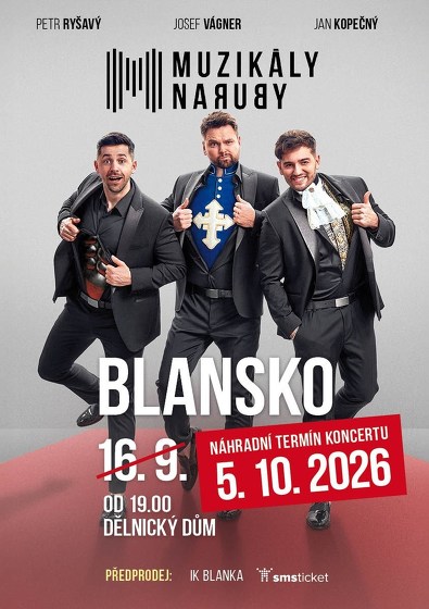 Plakát události Muzikály Naruby