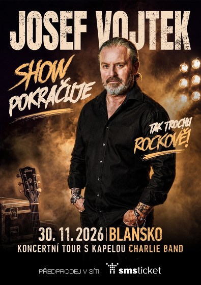 Plakát události Josef Vojtek: Show pokračuje v Blansku