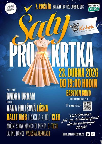 Plakát události Šaty pro Krtka 2026