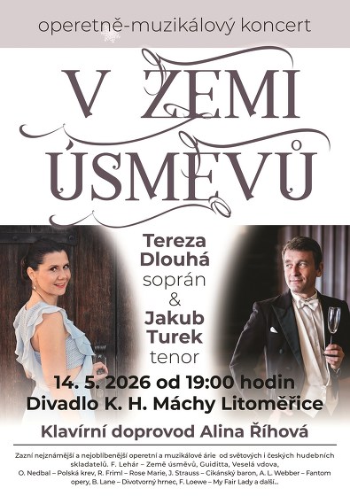 Plakát události V Zemi úsměvů - operetně muzikálový koncert