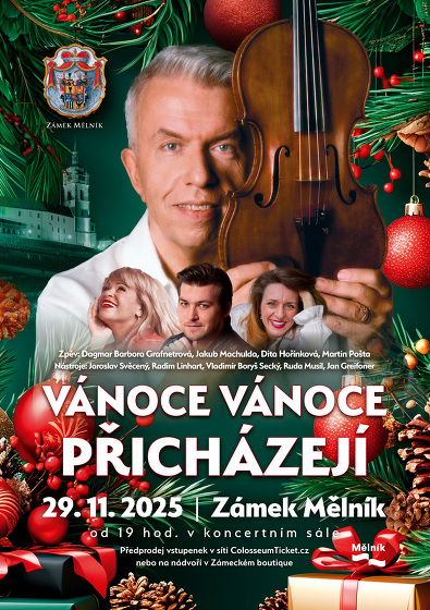 Plakát události Vánoce vánoce přicházejí