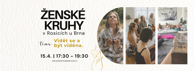 Plakát události ŽENSKÝ KRUH v Rosicích u Brna na téma: „VIDĚT SE A BÝT VIDĚNA“