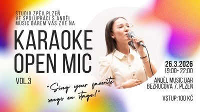 Plakát události Karaoke Open Mic
