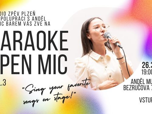 Plakát události Karaoke Open Mic