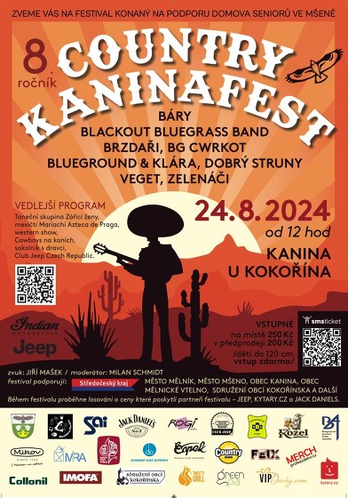 Plakát události 8. Country Kaninafest 2024
