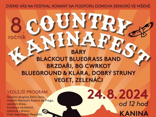 Plakát události 8. Country Kaninafest 2024