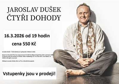 Plakát události Jaroslav Dušek - Čtyři dohody