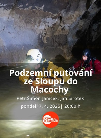Plakát události Podzemní putování ze Sloupu do Macochy