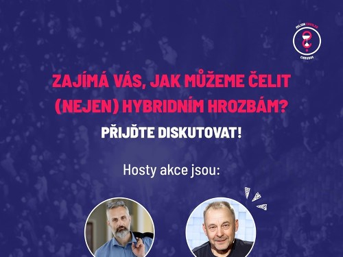 Plakát události Debata s Otakarem Foltýnem a Václavem Marhoulem