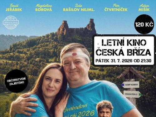 Plakát události Letní kino Česká Bříza - Dovolená v Českém ráji