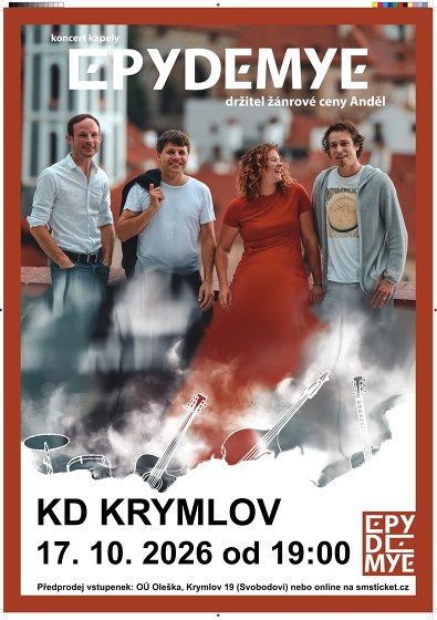 Plakát události Koncert kapely Epydemye