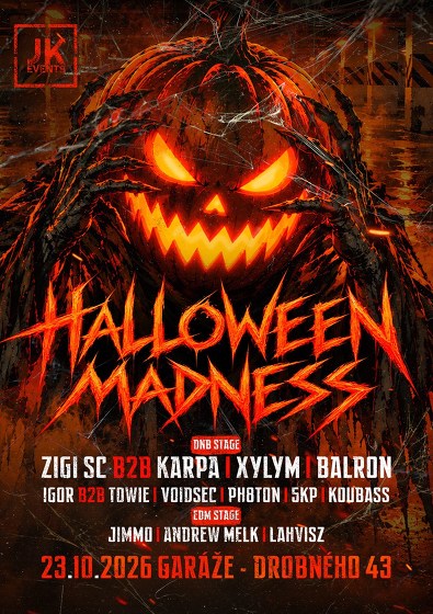 Plakát události Halloween Madness 2026