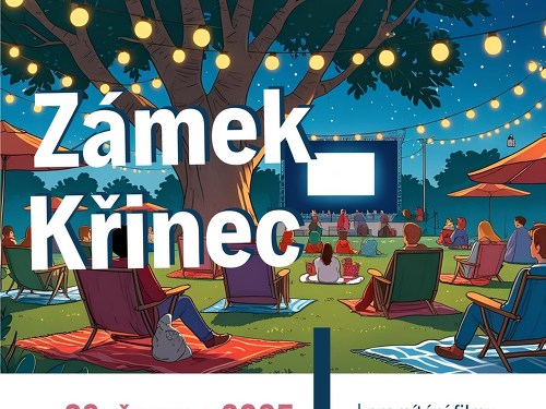 Plakát události Letní kino na zámku Křinec - Ať žijí duchové