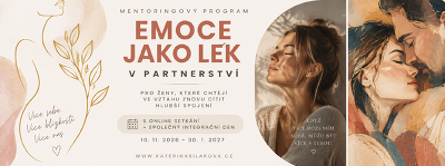 Plakát události Mentoringový program: Emoce jako lék v Partnerství