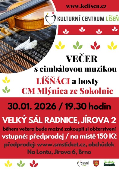 Plakát události Večer u cimbálu