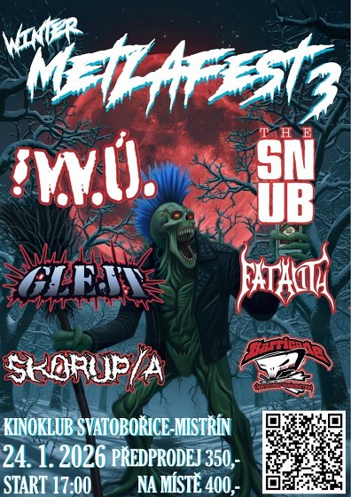 Plakát události Zimní Metla Fest 3.