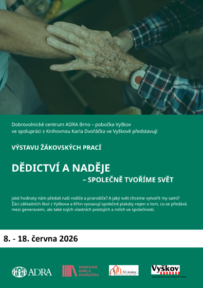 Plakát události Dědictví a naděje, výstava