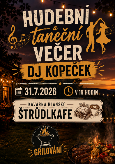 Plakát události Hudební taneční večer