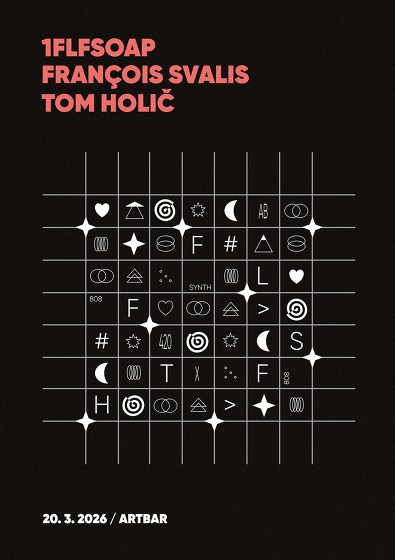 Plakát události 1FLFSOAP | Francois Svalis | Tom Holič
