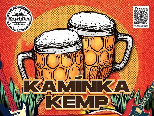 Plakát události Slavnosti piva KAMÍNKA KEMP Roštín 2026