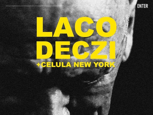 Plakát události Laco Deczi + Celula orchestr