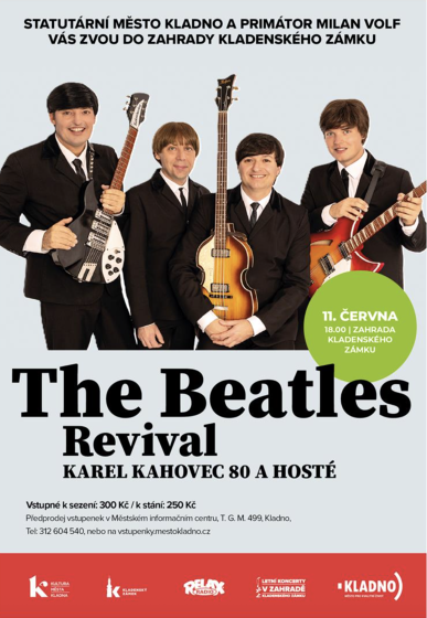 Plakát události The Beatles revival - Karel Kahovec 80 a hosté