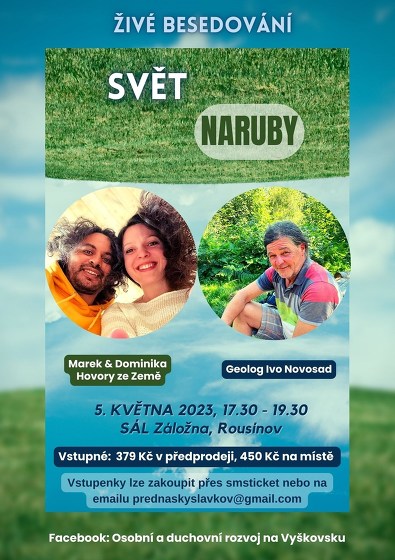 Plakát události Beseda s Markem & Dominikou a hostem Ivem Novosadem