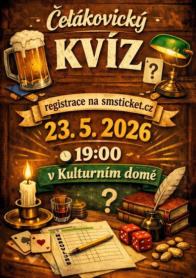 Plakát události Čelákovický Kvíz