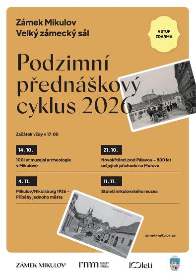 Plakát události Přednáška „100 let muzejní archeologie v Mikulově“