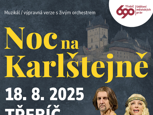 Plakát události Noc na Karlštejně