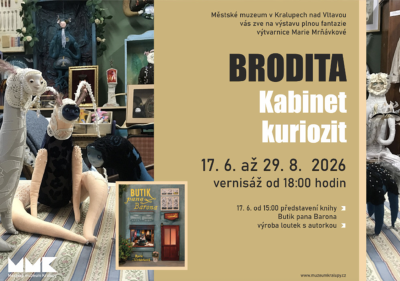 Plakát události Brodita - Kabinet kuriozit