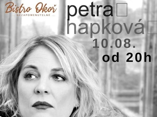 Plakát události Petra Hapková recitál s klavírním doprovodem