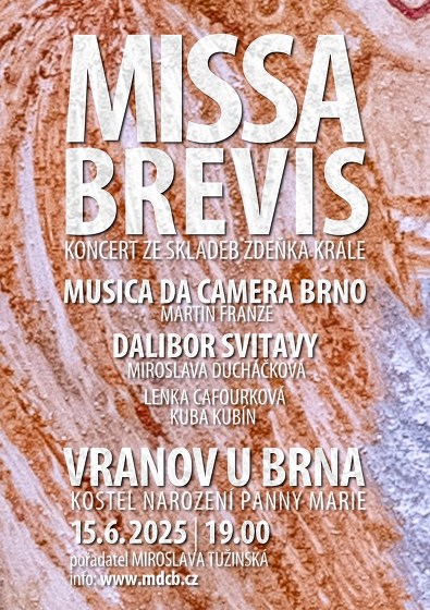 Plakát události Zdeněk Král / Missa brevis benefiční koncert