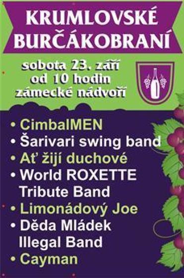 Plakát události Krumlovské burčákobraní