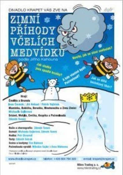 Plakát události Zimní příhody včelích medvídků