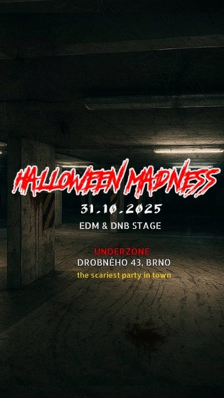 Plakát události Halloween Madness 2025