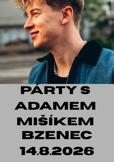 Plakát události Párty s Adamem Mišíkem